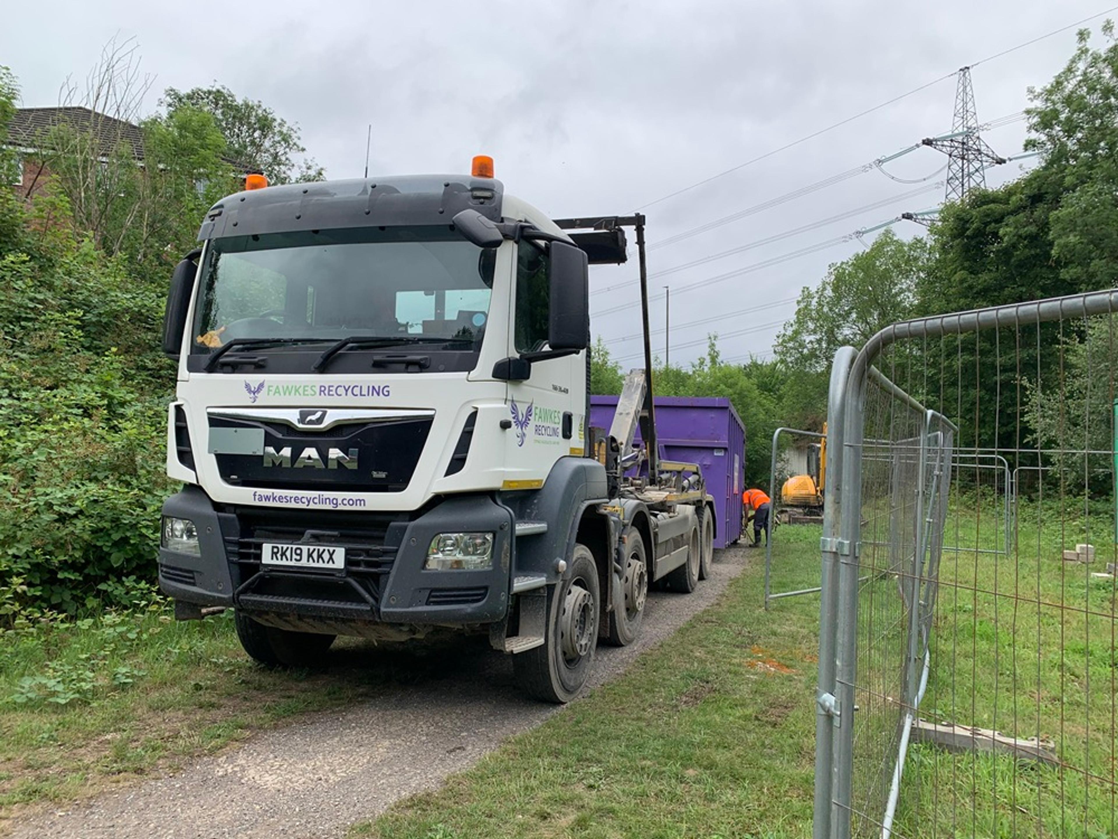 Fawkes Recycling with the Chesterfield Canal Trust 